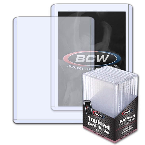 BCW Plastový toploader 168pt Thicker 1 ks