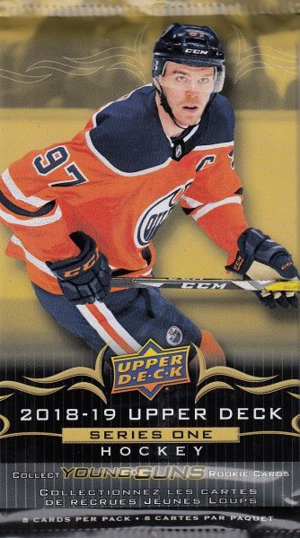 2018-19 Upper Deck Series 1 Hockey Retail Balíček