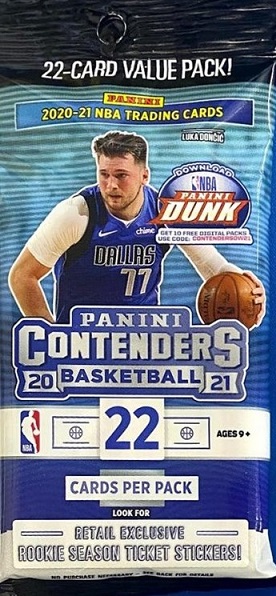 2020-21 Panini Contenders Basketball Value FAT Pack Balíček