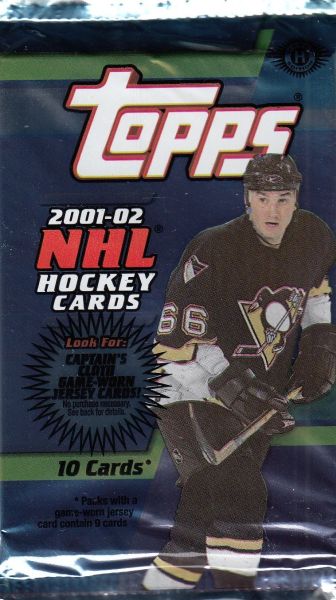 2001-02 Topps Hockey Hobby Balíček