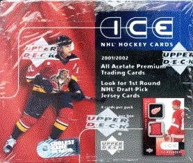 2001-02 Upper Deck Ice Hockey Hobby Box