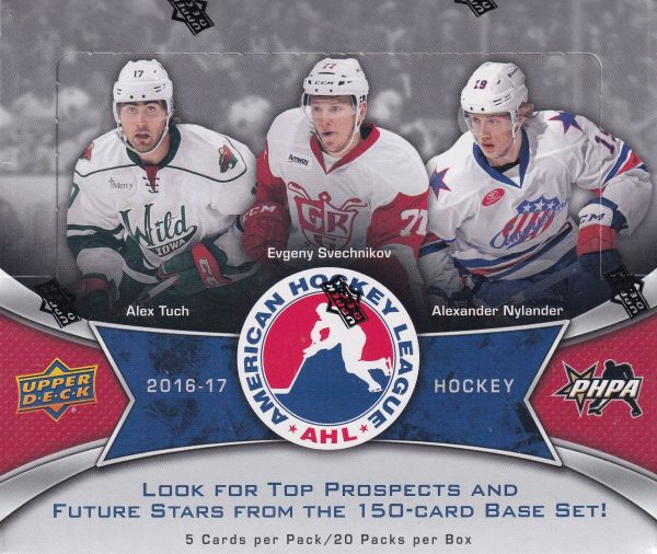 2016-17 Upper Deck AHL Hockey Retail Box