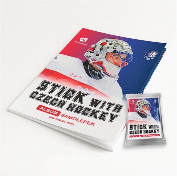 2021 MK Stick with Czech Hockey Album + 1x Balíček