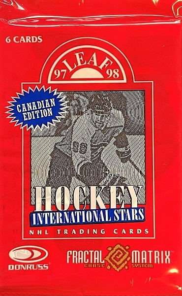 1997-98 Leaf International Canadian Hockey Hobby Balíček