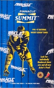 1996-97 Pinnacle Summit Hockey Box