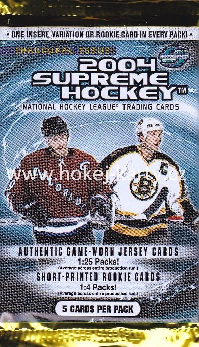 2003-04 Pacific Supreme Hockey Retail Balíček