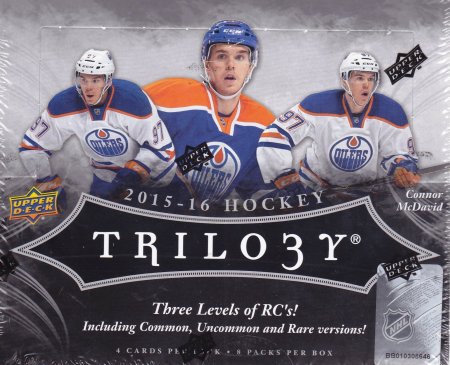 2015-16 Upper Deck Trilogy Hockey Hobby Box