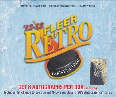 2012-13 Upper Deck Fleer Retro Hockey Master Hobby Box