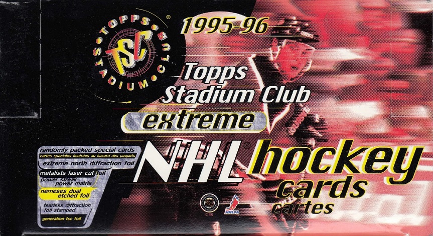1995-96 Topps Stadium Club Extreme Hockey Retail Box