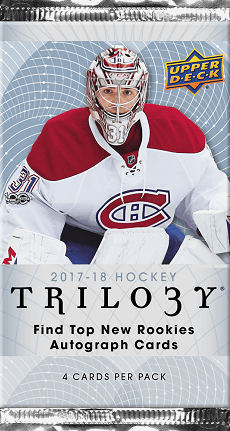 2017-18 Upper Deck Trilogy Hockey Hobby Balíček