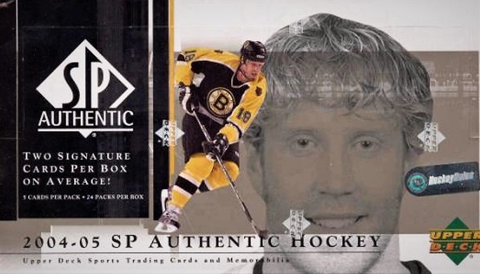 2004-05 Upper Deck SP Authentic Hockey Hobby Box