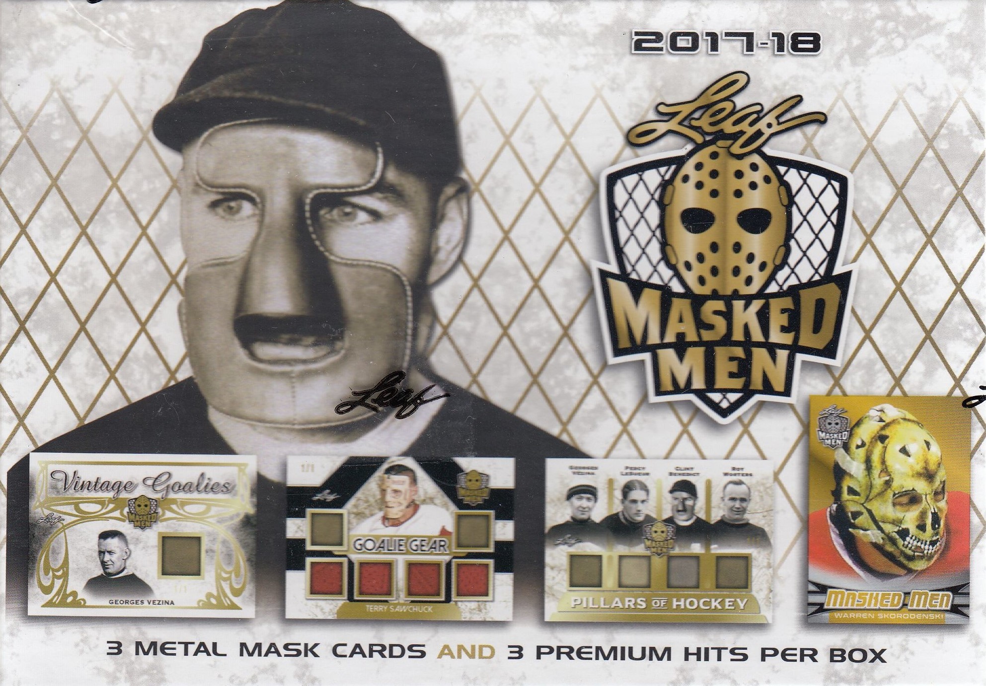 2017-18 ITG Leaf Masked Men Hockey Hobby Box