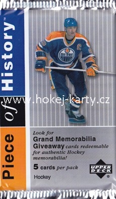 2002-03 Upper Deck Piece of History Hockey Retail Balíček