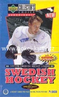 1997-98 Upper Deck Collector´s Choice Hockey Sweden Hobby balíček