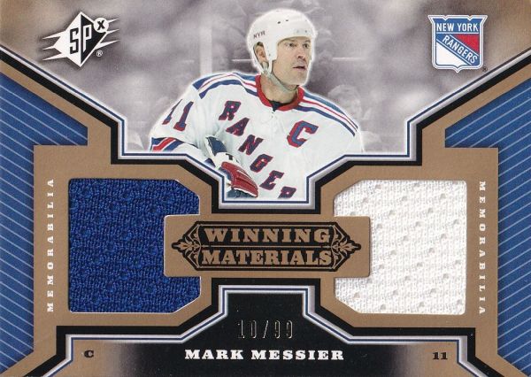 Lot Detail - Mark Messier Signed New York Rangers Jersey (BAS)