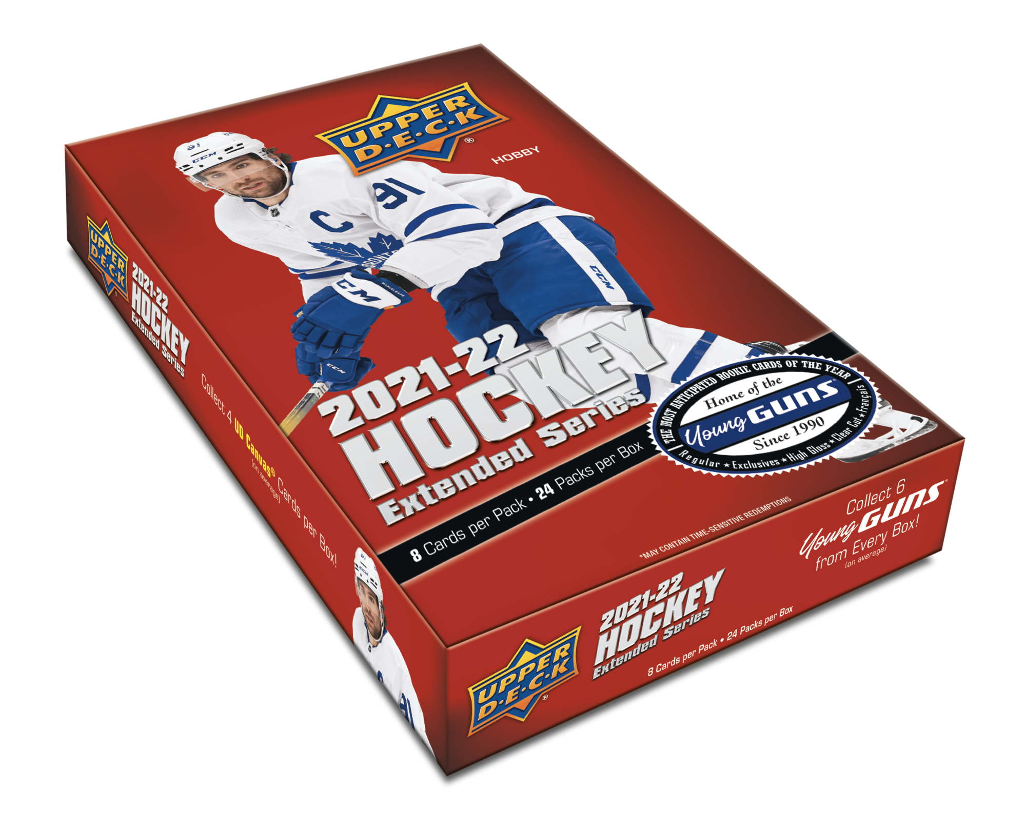 2021-22 UD Extended Series Hockey Hobby 12-Box CASE