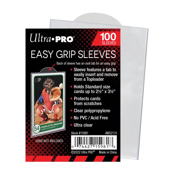 Easy Grip Sleeves ULTRA PRO 2-1/2" X 3-1/2" (100 pcs)