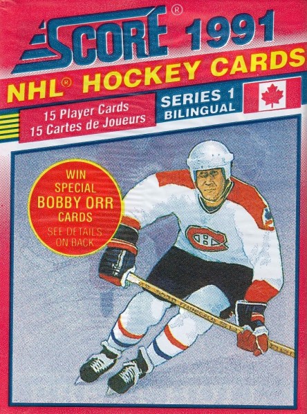 1991-92 Score Bilingual Series 1 Hockey Hobby Balíček
