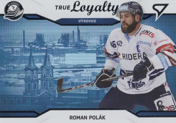 insert karta ROMAN POLÁK 21-22 SZ ELH Ser. 2 True Loyalty číslo TL-23
