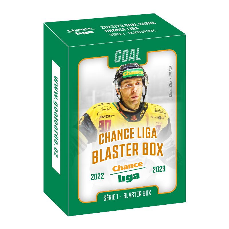 2022-23 Goal Cards Chance Liga Serie 1 Hockey Blaster Box