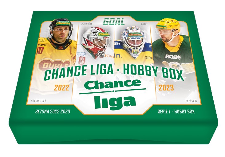 2022-23 Goal Cards Chance Liga Serie 1 Hockey HOBBY Box