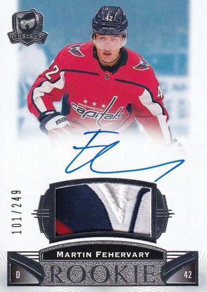 AUTO RC patch karta MARTIN FEHERVARY 19-20 UD The CUP Auto Patch Rookie /249