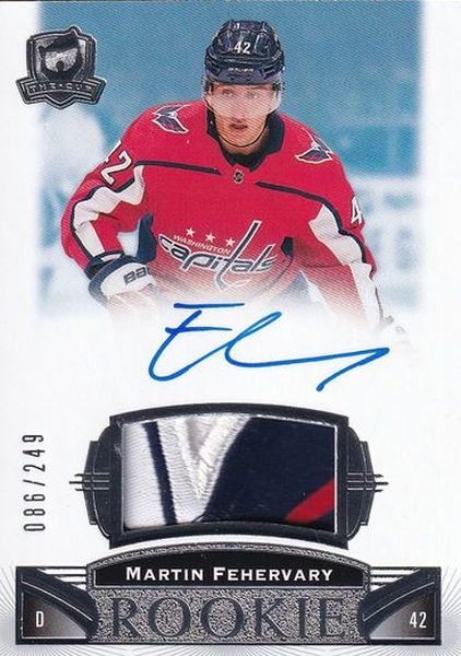 AUTO RC patch karta MARTIN FEHERVARY 19-20 UD The CUP Auto Patch Rookie /249