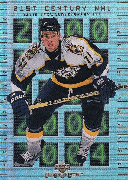 insert karta DAVID LEGWAND 99-00 MVP 21st Century NHL číslo 21st-1