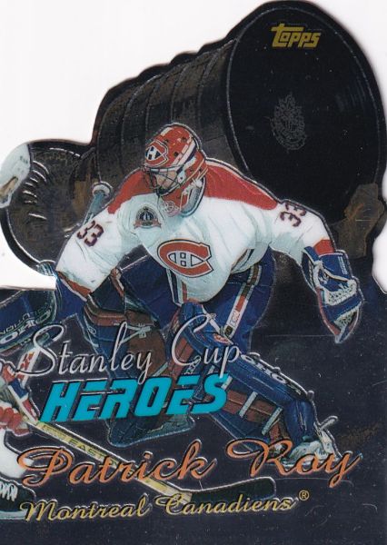insert karta PATRICK ROY 99-00 Topps Stanley Cup Heroes číslo SC9