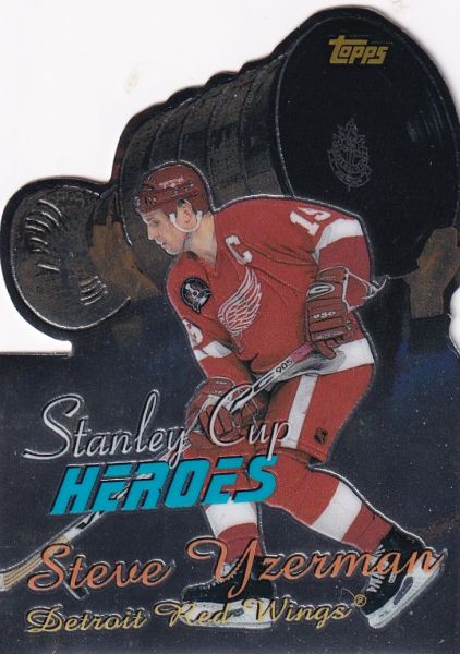 insert karta STEVE YZERMAN 99-00 Topps Stanley Cup Heroes číslo SC7