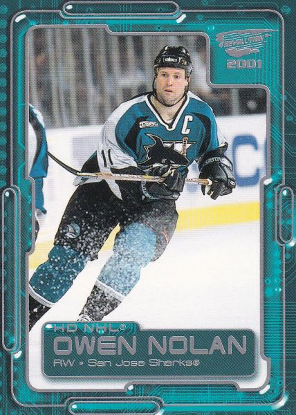 insert karta OWEN NOLAN 00-01 Revolution HD NHL číslo 31