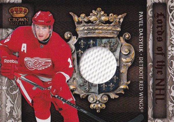 jersey PAVEL DATSYUK 10-11 Crown Royale Lords of NHL /99