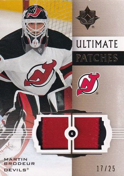 patch karta MARTIN BRODEUR 07-08 UD Ultimate Patches /25