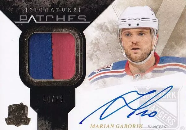 AUTO patch karta MARIAN GÁBORÍK 10-11 UD The CUP Signature Patches /75