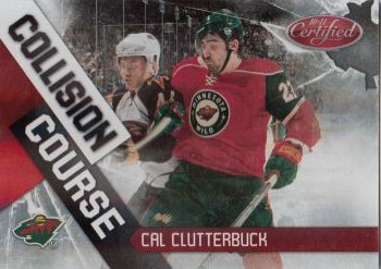insert karta CAL CLUTTERBUCK 10-11 Certified Collision Course Mirror Red /250