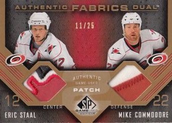 patch karta STAAL/COMMODORE 07-08 SPGU Dual Authentic Fabrics /25