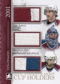 patch karta SAKIC/ROY/BOURQUE 13-14 Lord Stanley´s Mug Cup Holders Gold /10