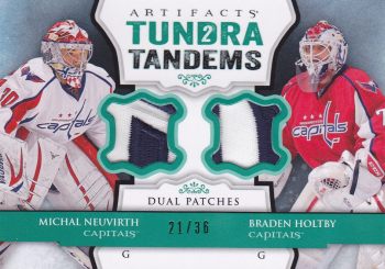 patch karta NEUVIRTH/HOLTBY 13-14 Artifacts Tundra Tandems Emerald /36