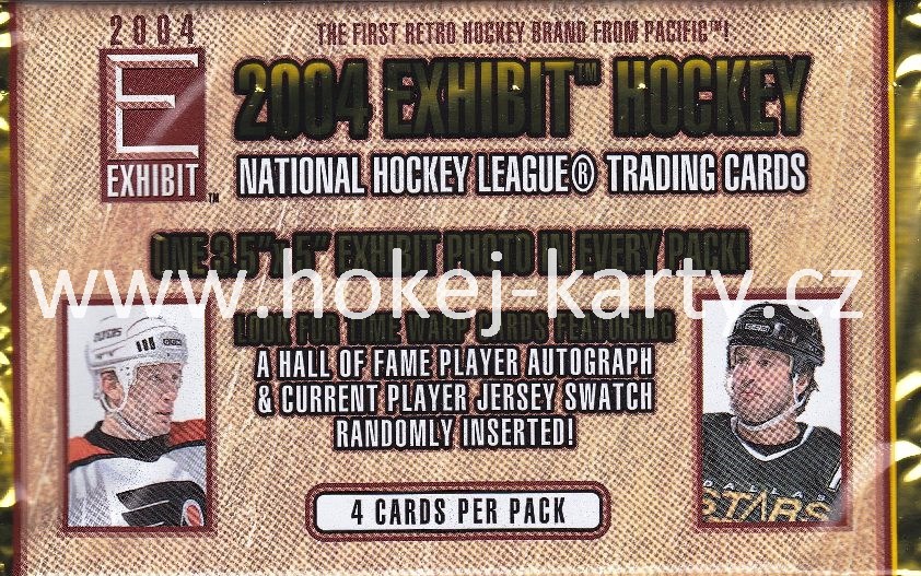2003-04 Pacific Exhibit Hockey Retail Balíček