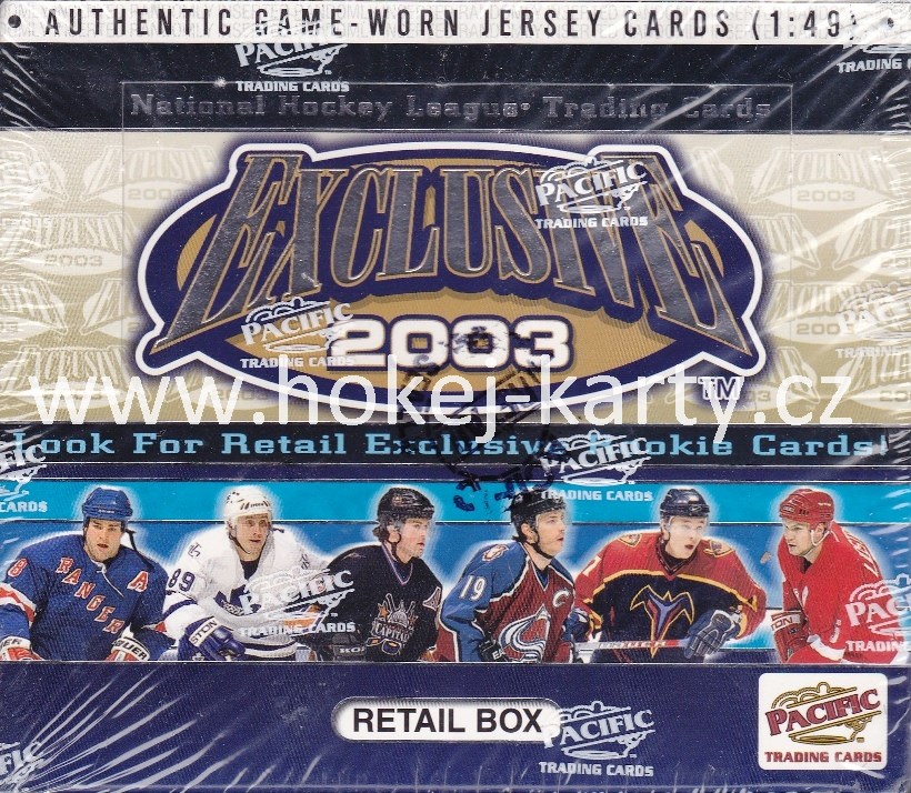 2002-03 Pacific Exclusive Retail Box