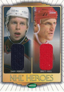 jersey karta HEATLEY/HULL 02-03 Parkhurst NHL Heroes /25