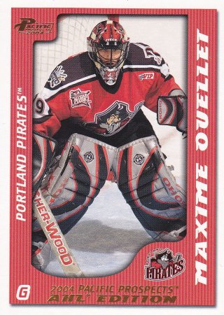 paralel karta MAXIME OUELLET 03-04 Pacific AHL Prospects Gold /925