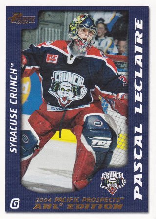 paralel karta PASCAL LECLAIRE 03-04 Pacific AHL Prospects Gold /925