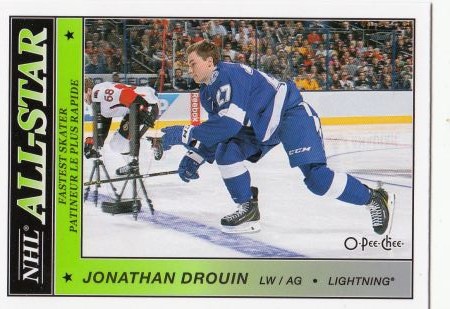 insert karta JONATHAN DROUIN 15-16 OPC NHL All-Star číslo AS-46