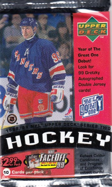 1998-99 Upper Deck Series 2 Hockey Hobby Balíček