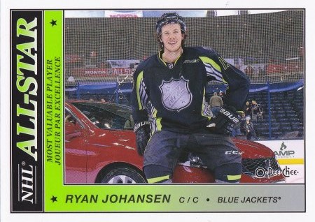 insert karta RYAN JOHANSEN 15-16 OPC NHL All-Star Checklist číslo AS-50