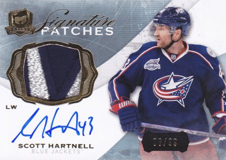 AUTO patch karta SCOTT HARTNELL 14-15 UD The CUP Signature Patches /99