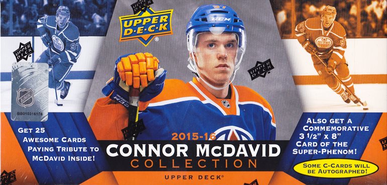 2015-16 UD Connor McDavid Collection set