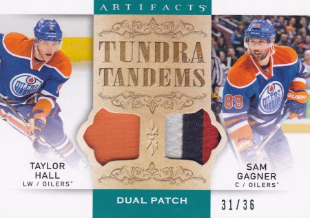 patch karta HALL/GAGNER 14-15 Artifacts Tundra Tandems Dual Patch Emerald /36