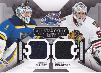 jersey karta ELLIOTT/CRAWFORD 15-16 SPGU All-Star Skills Fabrics Dual